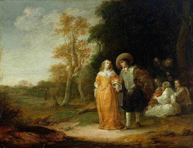 Courting Couple by Matthias Scheits